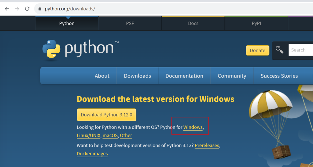 python环境搭建（windows）